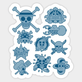 Strawhat Pirates Jolly Roger 9 Sticker